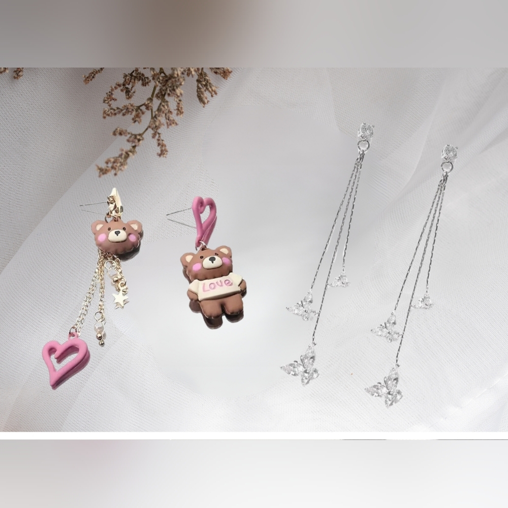 2 Fashion Earrings for Girls